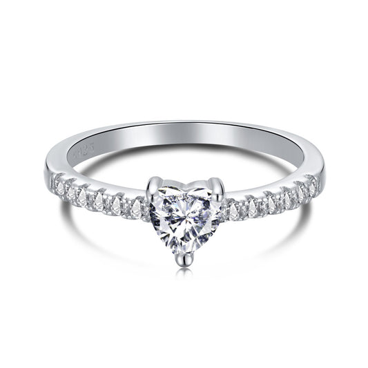 Ring Mini Love Crystal White