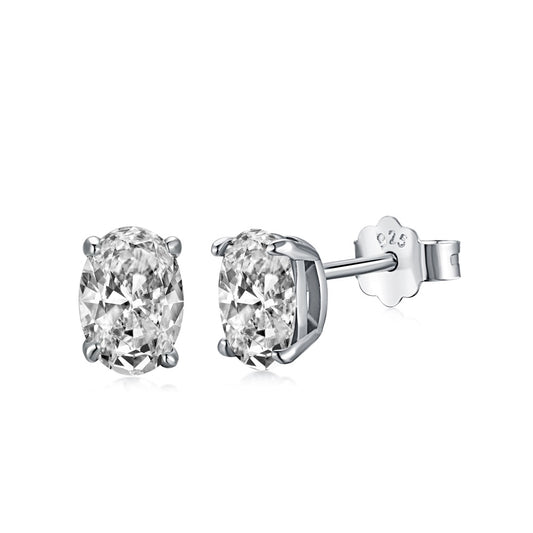 Earrings Kim Crystal White