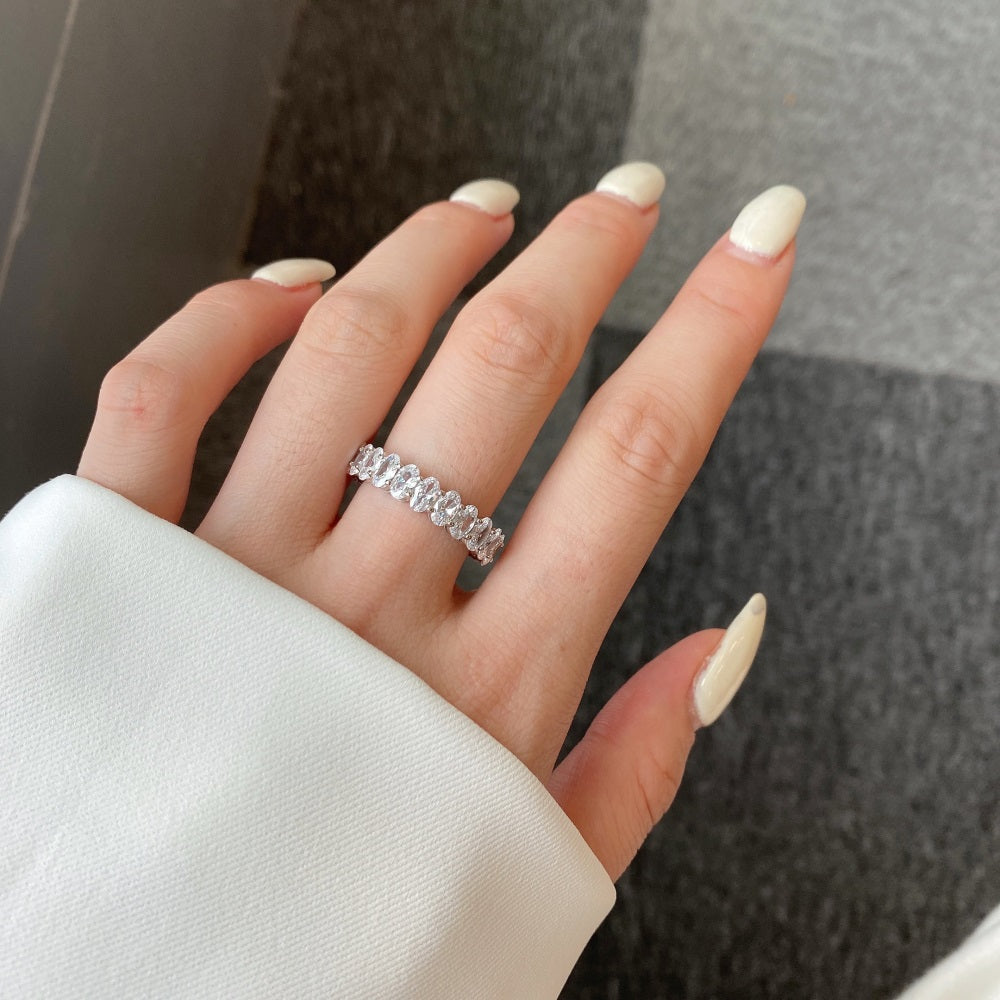 Ring Kim Mini Crystal White