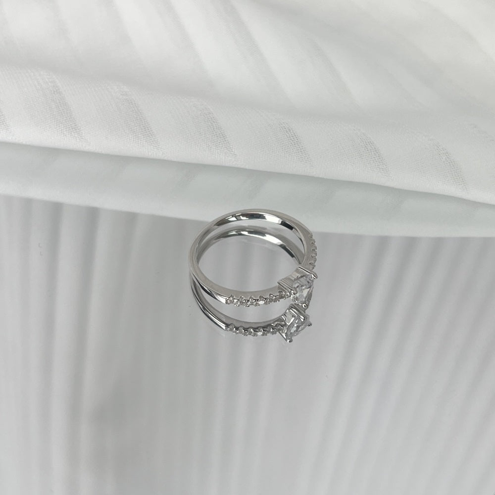 Ring Mini Love Crystal White