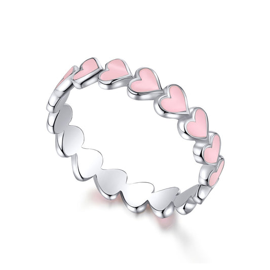 Ring Pink Hearts