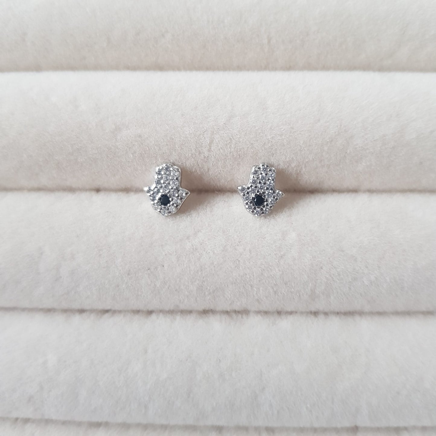 Ohrringe Hamsa Hand Studs